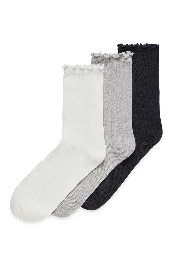 גרבים באורך קלאסי עם סיומת תלתל MIX Femina