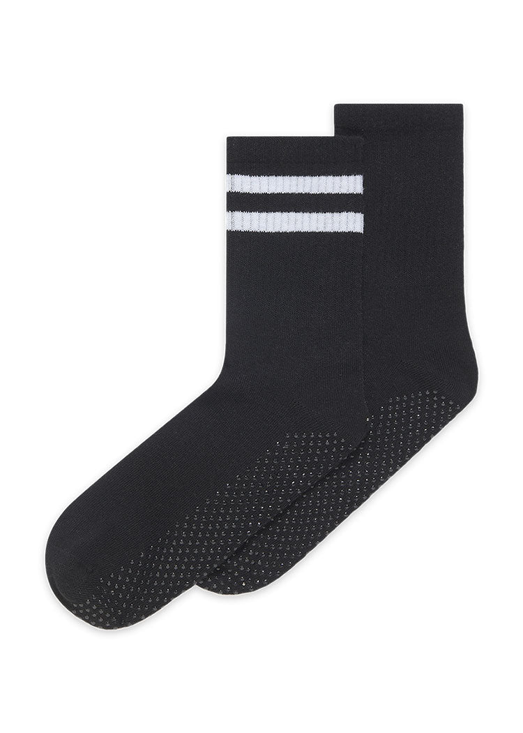 מארז 2 זוגות גרבי יוגה ללא תפר שחור Femina