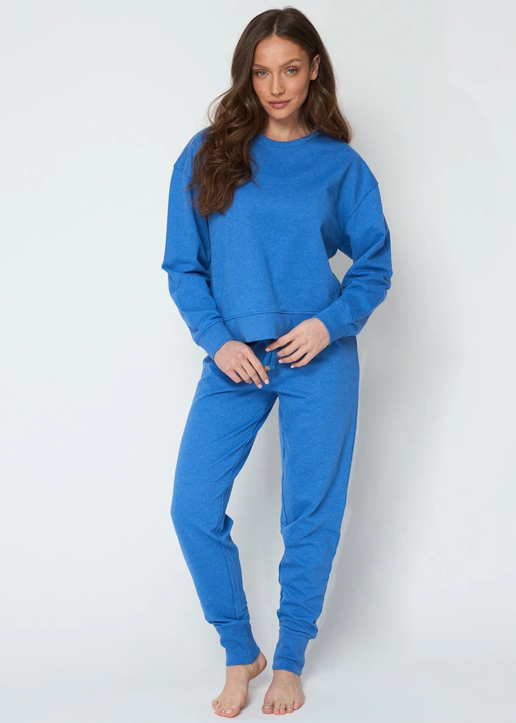 חליפת פנאי נשים פרנץ טרי כחול - לויטקס Levitex