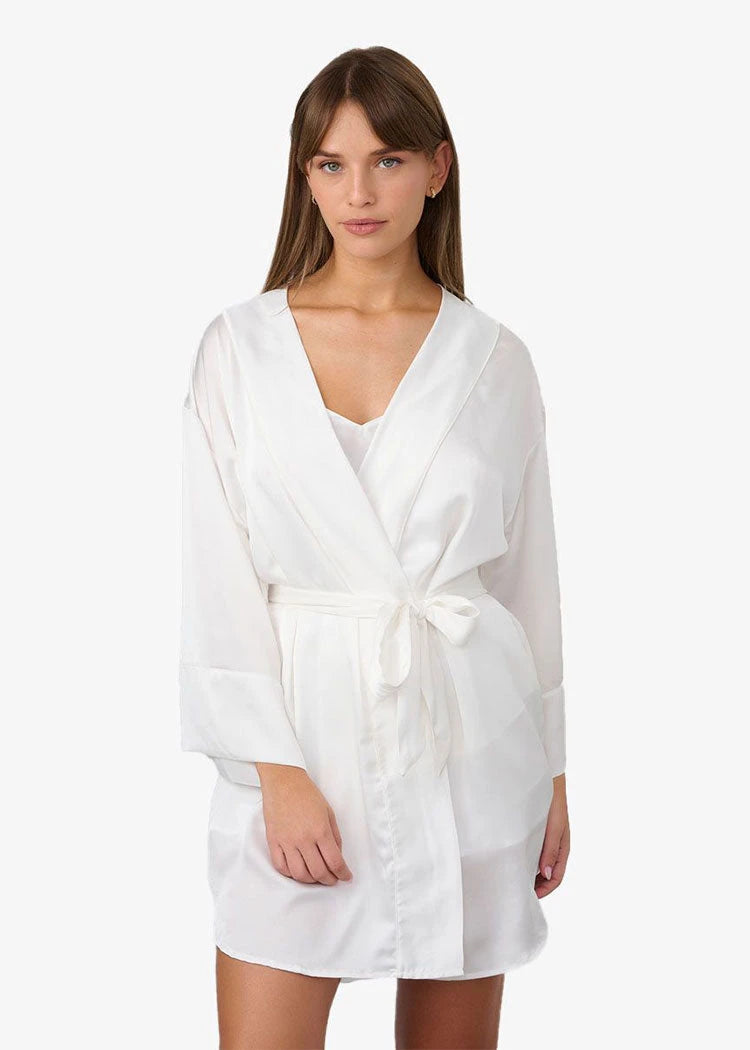 חלוק סאטן מבריק פמינה Femina