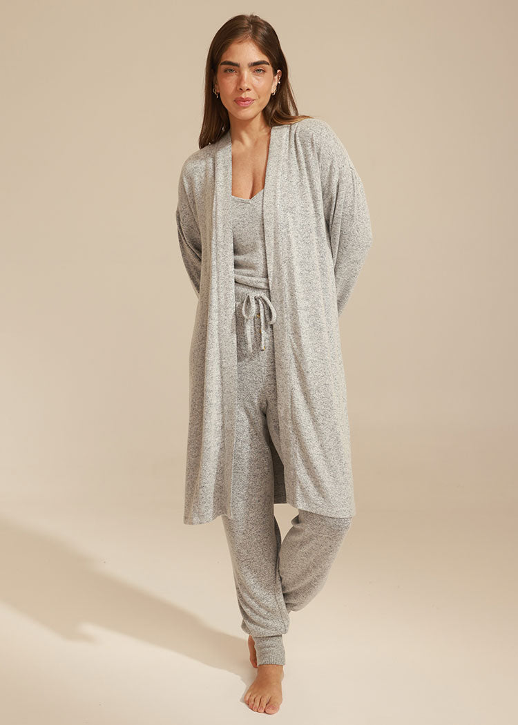 קרדיגן מבד סריג רך ORIGINAL GREY MELANGE