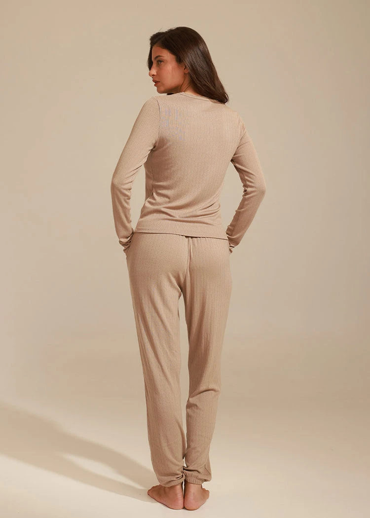סט פוינטל מפתח עגול CAPPUCCINO Femina