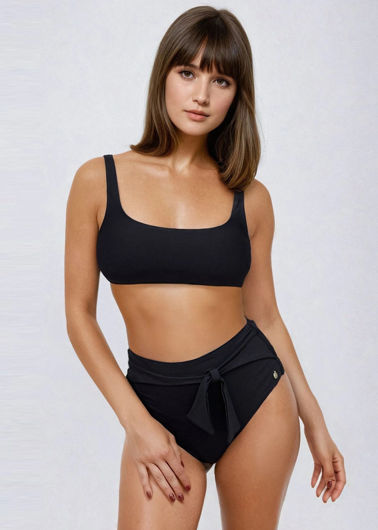 טופ ביקיני גוזייה שחור - לויטקס Levitex