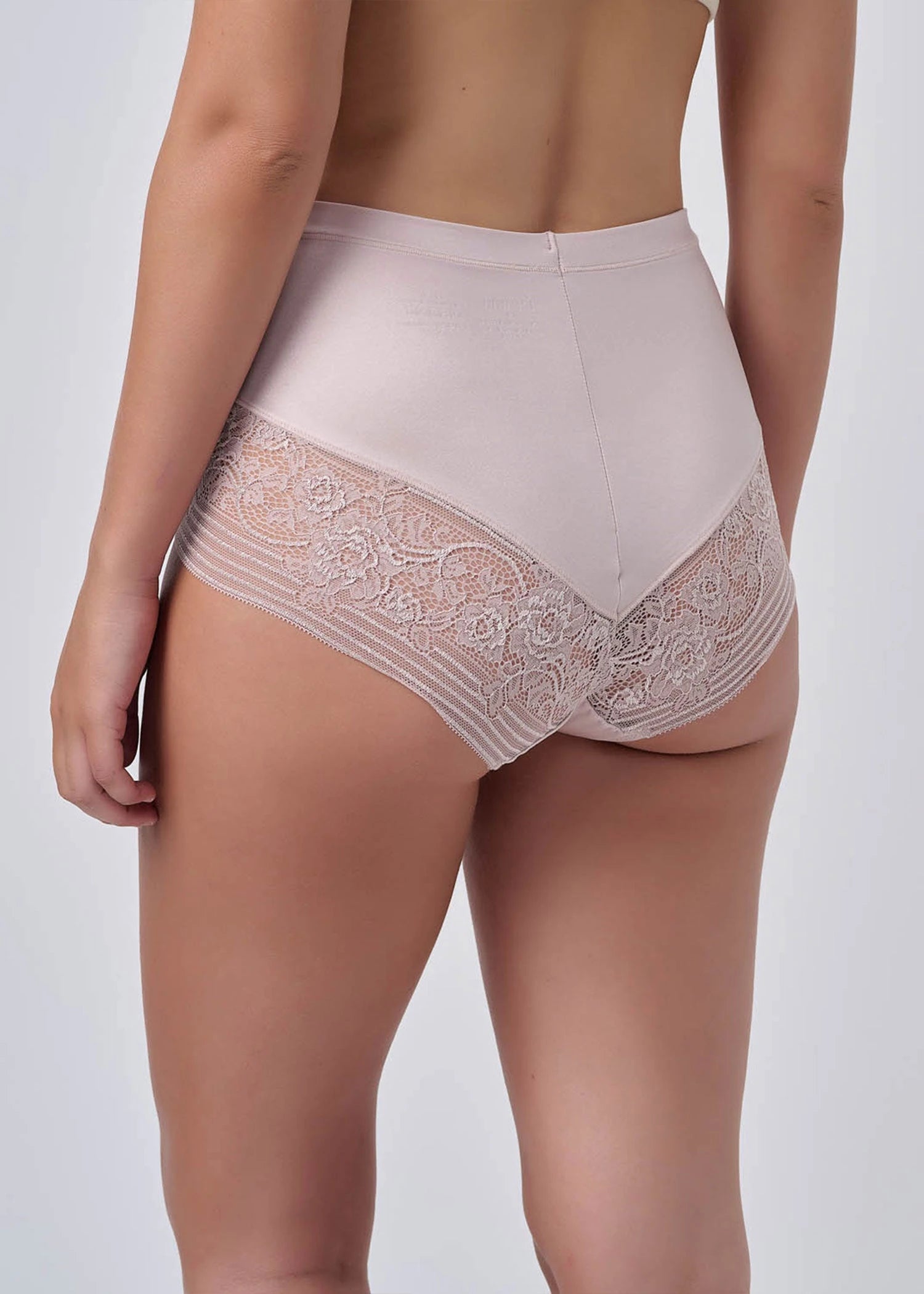 תחתונים מקסי סרט תחרה ישר POWDER פמינה - לויטקס Levitex