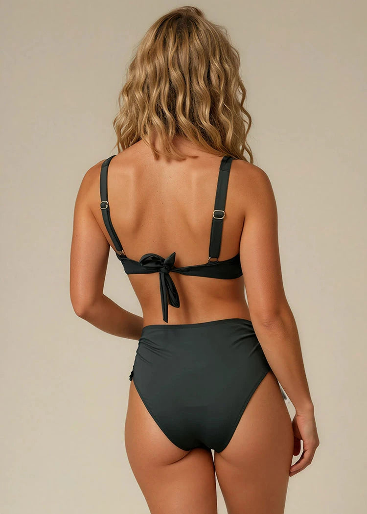 טופ ביקיני עם ברזל ירוק Levitex