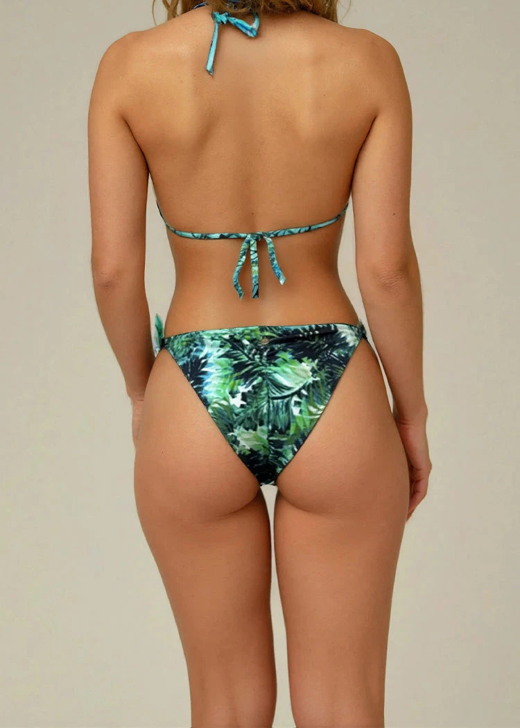 תחתון ביקיני קשירה הדפס ג'ונגל Levitex