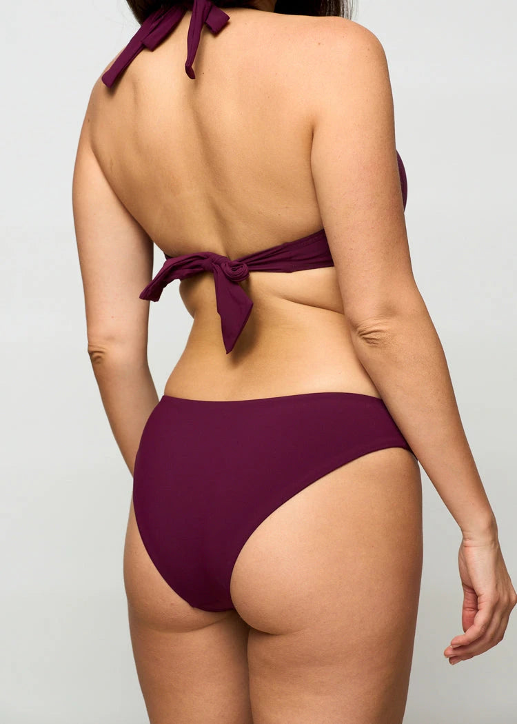 תחתון בגד ים קלאסי בורדו - לויטקס Levitex