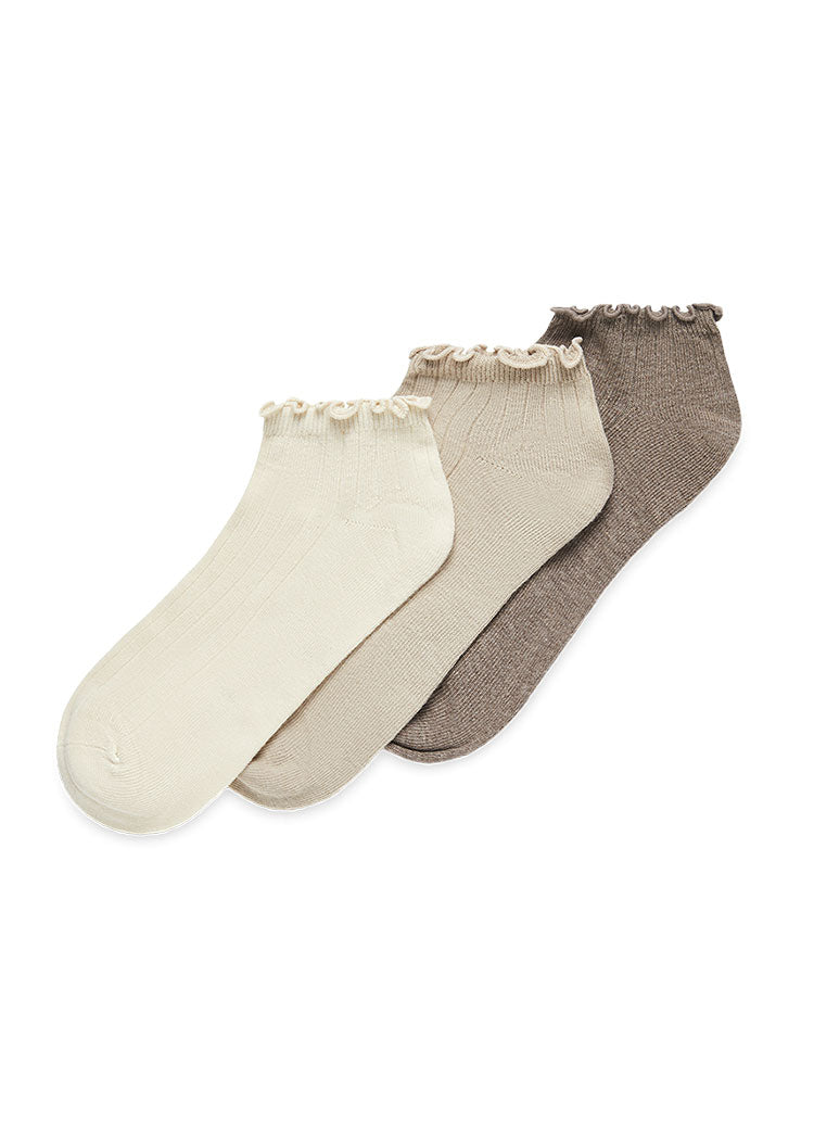 מארז 3 זוגות קרסוליות וסיומת תלתל MIX Femina