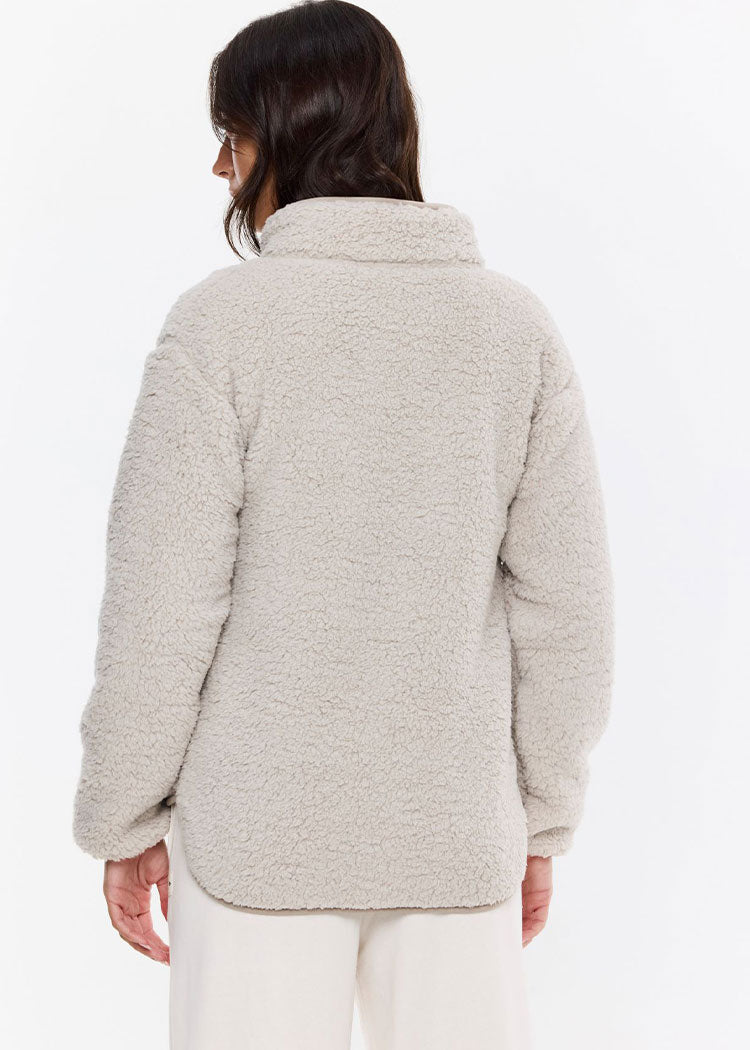 קרדיגן פלאפי טדי אפור