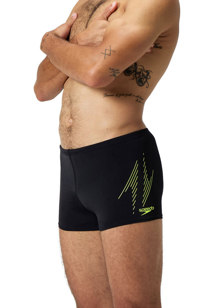 בגד ים מכנסון לגברים  Hyper Boom Placement Aquashort שחור SPEEDO