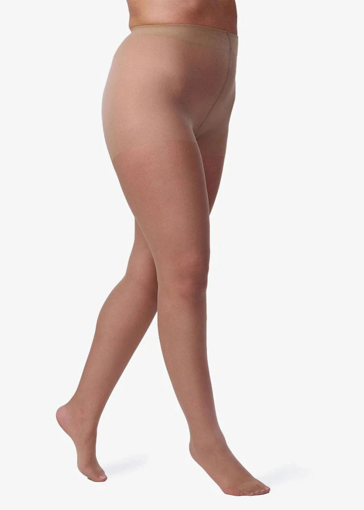 גרבון קלאסי שקוף למידות גדולות 20 דנייר ברונזה Femina