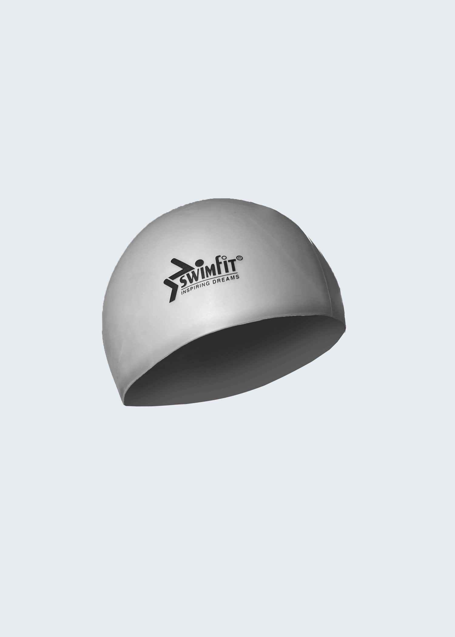 כובע ים סיליקון Swimfit אפור - לויטקס Levitex