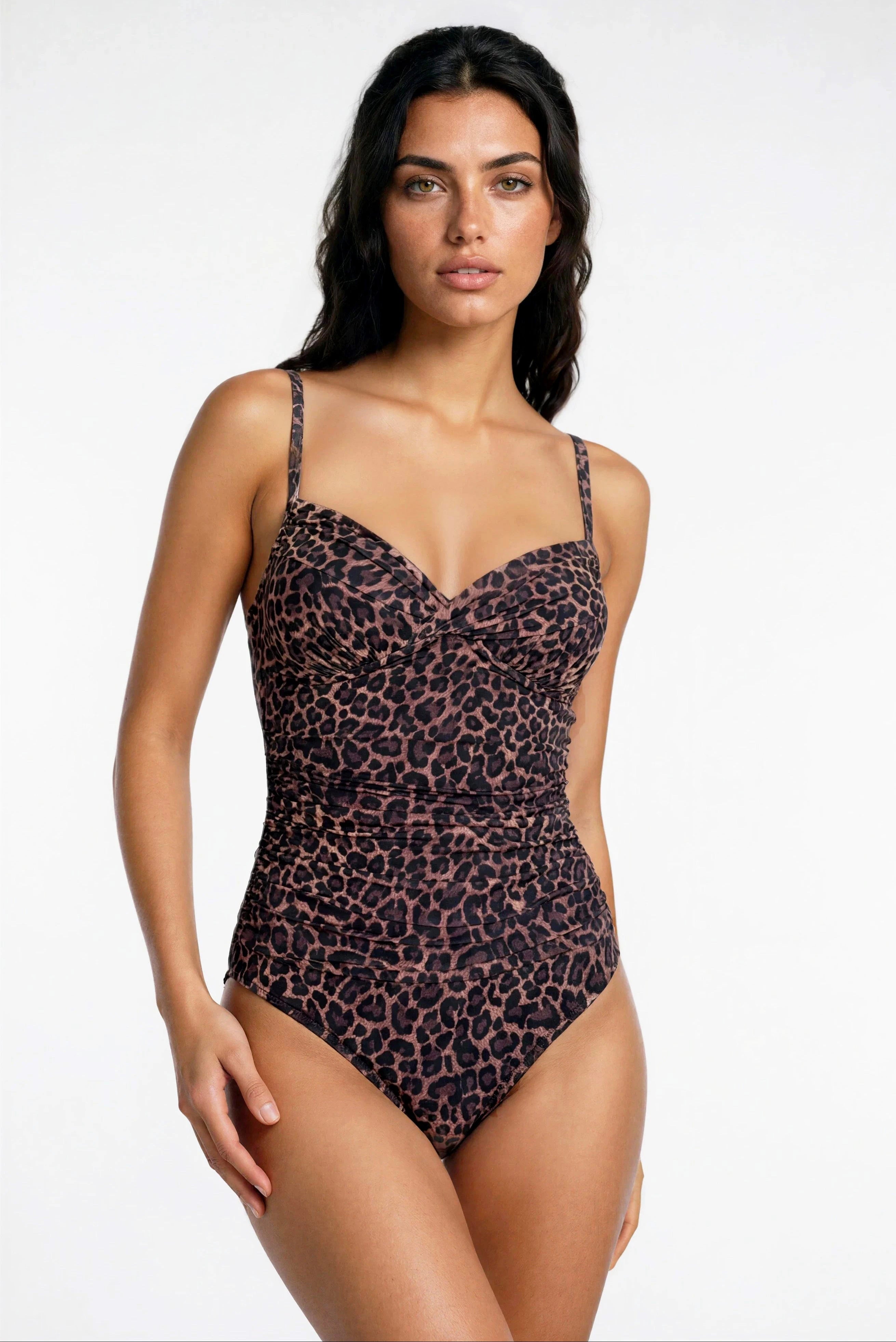 בגד ים שלם מחטב מעטפה כיווצים