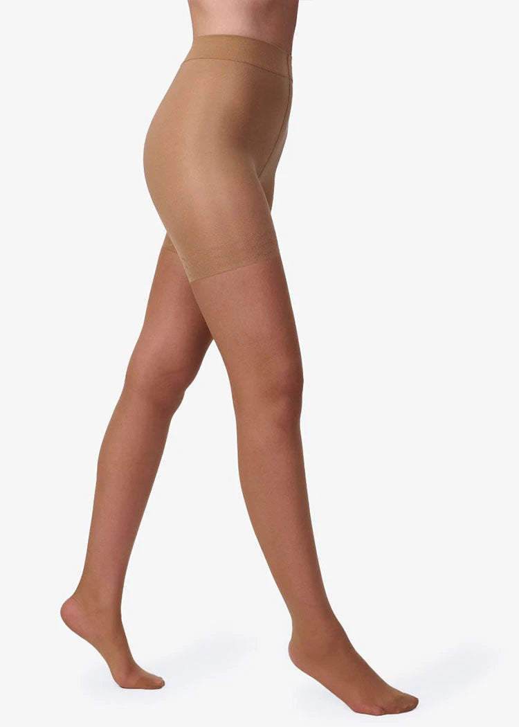 גרבונים שקופים עם מכנסונים מחטבים, 20 דנייר עבים ברונזה Femina