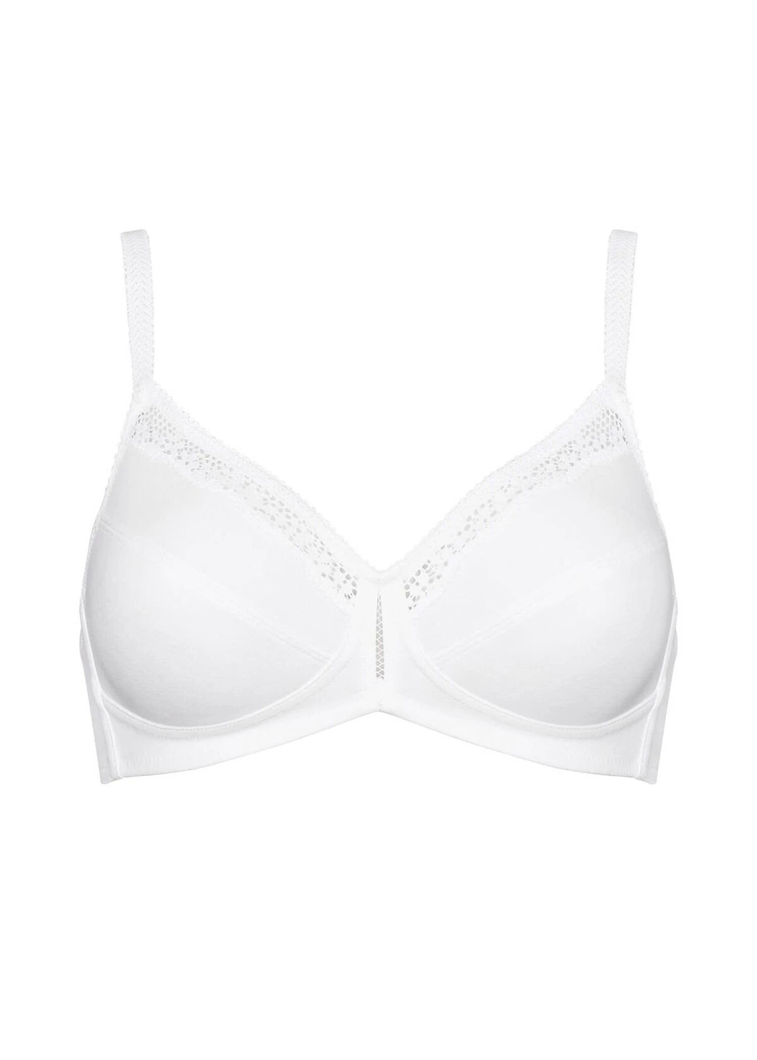 טריומף חזייה Cotton Beauty N צבע לבן - לויטקס Levitex